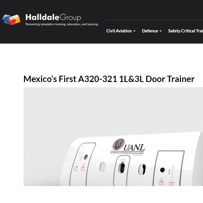 Mexico's First A320-321 1L & 3L Door Trainer