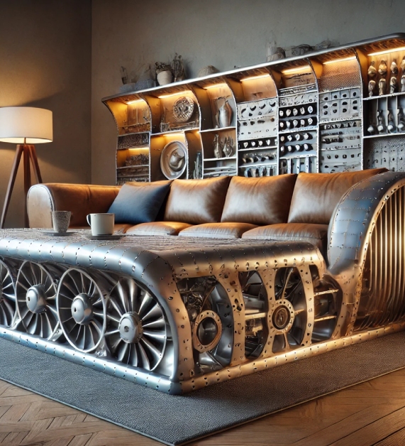 Aviation-Inspired Living: Designing Spaces with Repurposed Airplane Elements