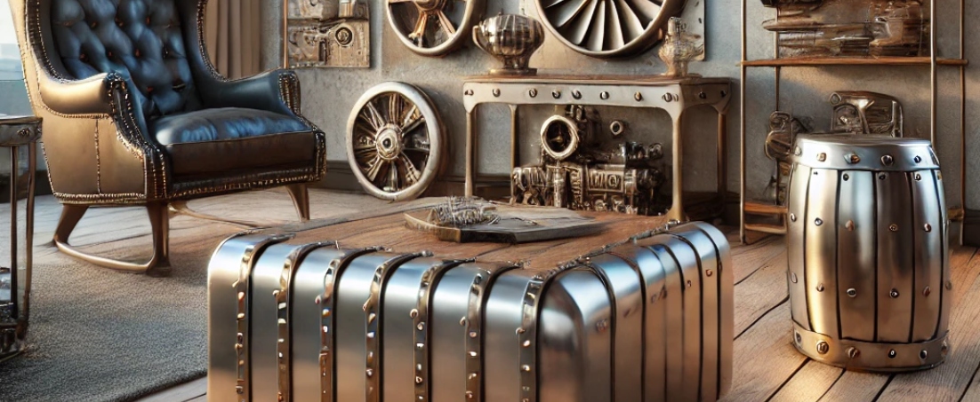 Bring Aviation History Home: Furniture from Vintage Aircraft Parts